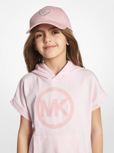 Embroidered Cotton Baseball Hat in PINK | Michael Kors