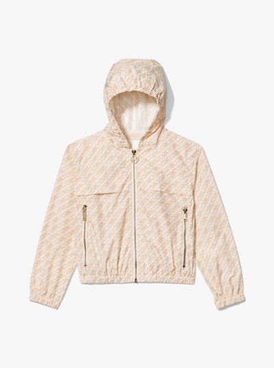 Logo Windbreaker in CREAM | Michael Kors