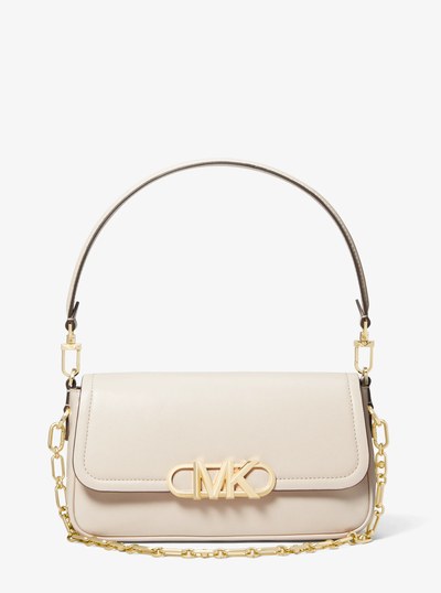 Parker Medium Leather Shoulder Bag in LT CREAM | Michael Kors