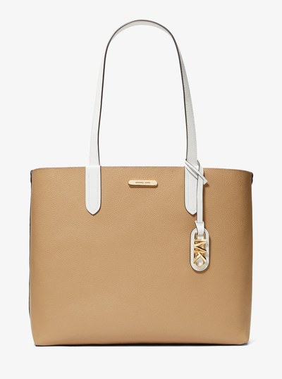 Eliza Extra-Large Pebbled Leather Reversible Tote Bag