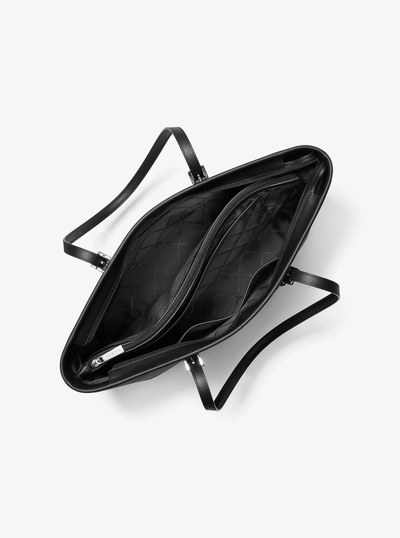 Jet Set Travel Medium Logo Top-Zip Tote Bag