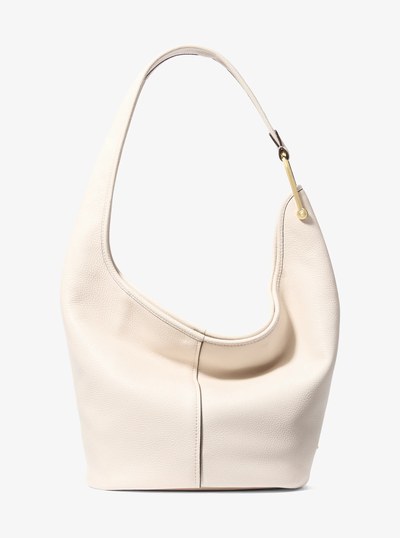 Sonny Medium Leather Shoulder Bag in LT CREAM | Michael Kors