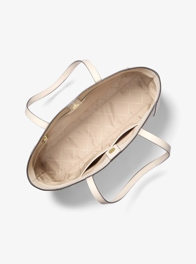 Sallie Large Signature Logo Tote Bag in VAN/CREAM | Michael Kors