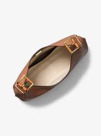 Nolita Large Pebbled Leather Hobo Shoulder Bag
