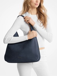 Grand sac &agrave; &eacute;paule boh&egrave;me Nolita en cuir Nubuck