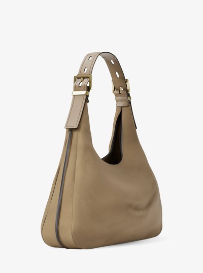 Grand sac &agrave; &eacute;paule boh&egrave;me Nolita en cuir Nubuck in BOGUE | Michael Kors