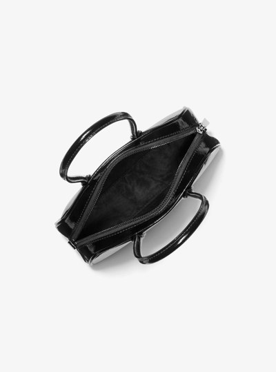 Lulu Small Patent Leather Satchel