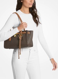 Hamilton Small Signature Logo Satchel