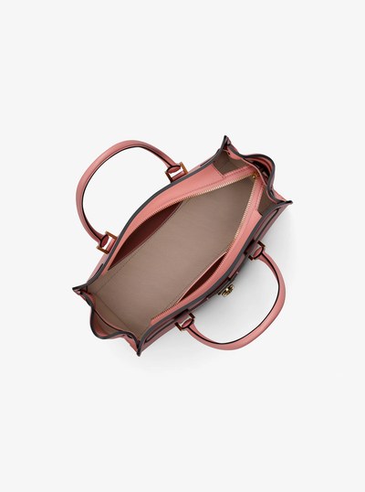 Hamilton Moderne Small Leather Satchel in PRIMROSE | Michael Kors