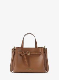 Emilia Small Pebbled Leather Satchel