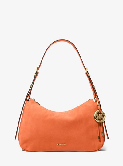 Nolita Medium Nubuck Convertible Shoulder Bag in MIMOSA | Michael Kors