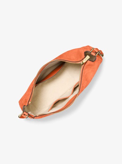 Nolita Medium Nubuck Convertible Shoulder Bag in MIMOSA | Michael Kors