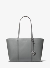 Temple Large Pebbled Leather Tote Bag