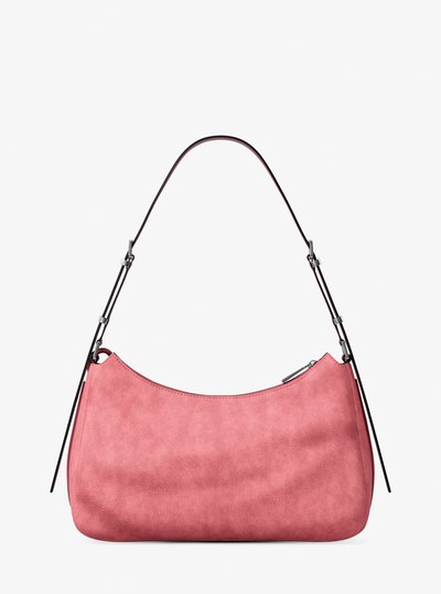Nolita Medium Nubuck Shoulder Bag in ROSEWOOD | Michael Kors