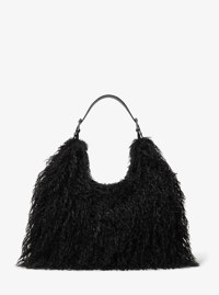 Nolita Large Faux Shearling Shoulder Bag