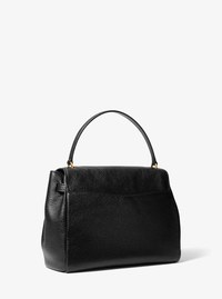 Hamilton Large Textured Leather Slouchy Satchel