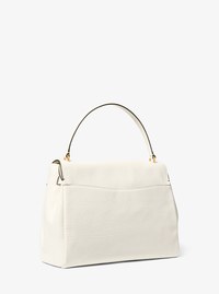 Bolso satchel Hamilton grande holgado blando de piel texturizada