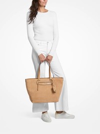 Bolso tote Jet Set Travel extragrande de gamuza
