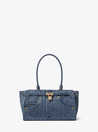 Hamilton Small Washed Denim Satchel