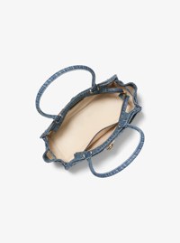 Hamilton Small Washed Denim Satchel