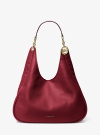 Ellie Large Pebbled Leather Shoulder Bag