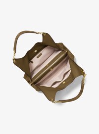 Ellie Large Suede Shoulder Bag