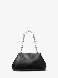 Goldie Large Leather Clutch 