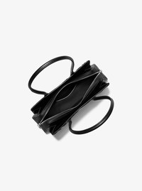 Laila Small Zebra Print Calf Hair Shoulder Bag