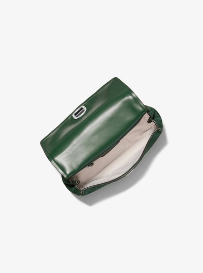 Bryant Small Suede Convertible Shoulder Bag in MOSS | Michael Kors