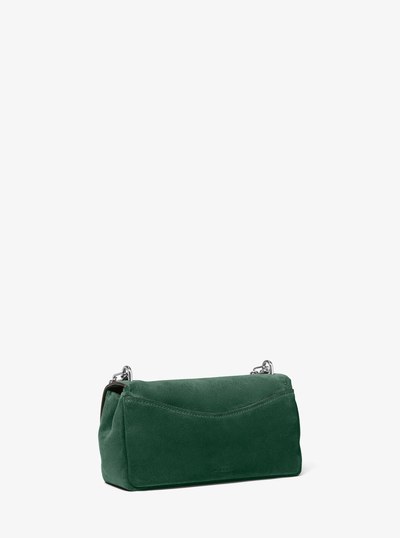 Bryant Small Suede Convertible Shoulder Bag in MOSS | Michael Kors