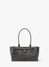 Petite sacoche Hamilton en denim d&eacute;lav&eacute;