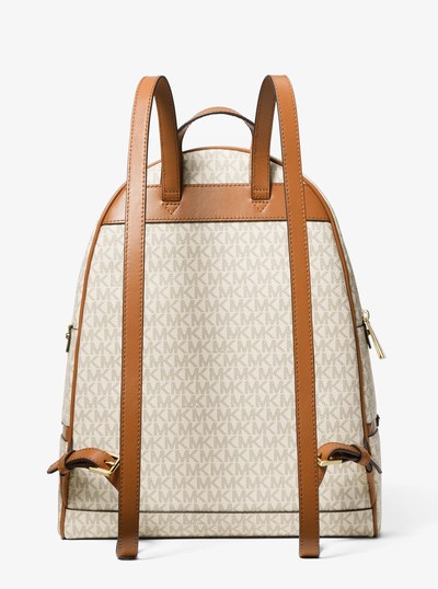 Rhea Large Logo Backpack in VANILLA | Michael Kors
