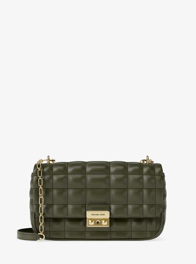Tribeca Large Quilted Leather Shoulder Bag