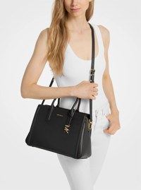 Laila Medium Leather Satchel