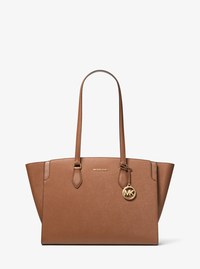 Becca Large Saffiano Leather Tote Bag