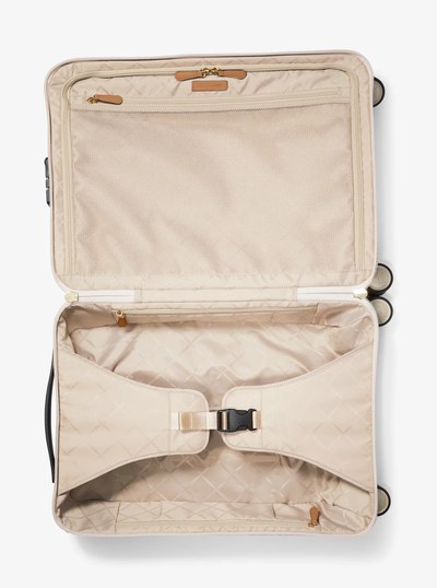 Logo Suitcase in VANILLA/ACORN | Michael Kors