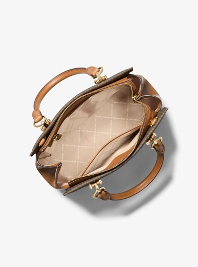 Marilyn Medium Logo Satchel in BRN/ACORN | Michael Kors