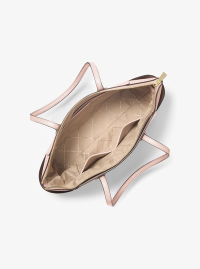 Marilyn Medium Saffiano Leather Tote Bag in SOFT PINK | Michael Kors