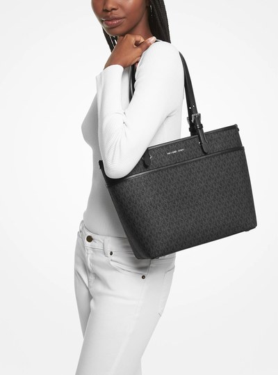 Winston Medium Signature Logo Pocket Tote Bag