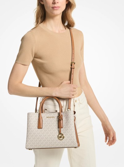 Ruthie Small Signature Logo Satchel