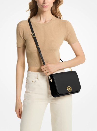 Delancey Medium Leather Messenger Bag