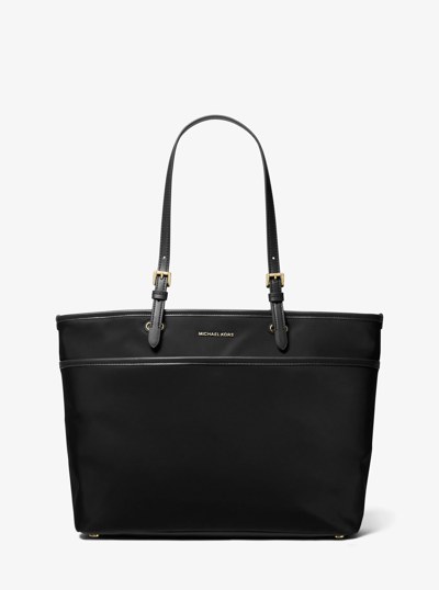 Winston Large Nylon Pocket Tote Bag in BLACK | Michael Kors