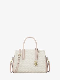 Laila Small Signature Logo Satchel