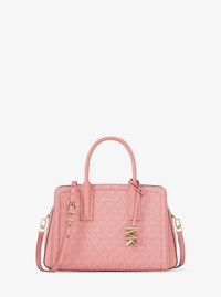 Laila Small Signature Logo Satchel
