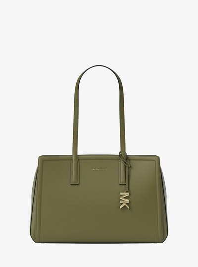Laila Medium Leather Tote Bag