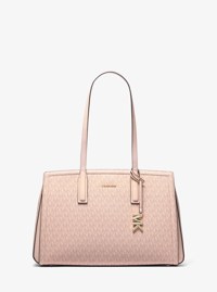 Laila Medium Signature Logo Tote Bag