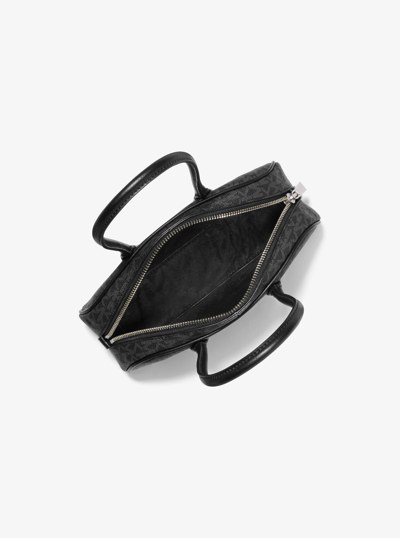 Lulu Small Signature Logo Satchel