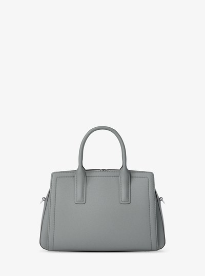 Laila Small Leather Satchel in STORM | Michael Kors