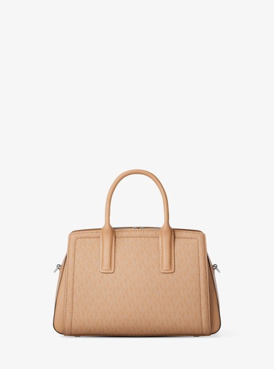Bolso satchel Laila peque&ntilde;o con logotipo exclusivo in MAN&Iacute; | Michael Kors