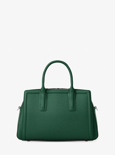 Bolso satchel Laila mediano de piel in MUSGO | Michael Kors